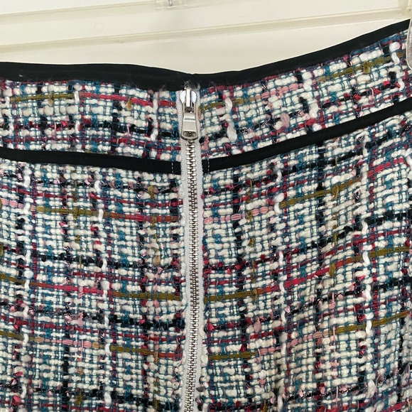 FINAL SALE Loft Multicolored Tweed Skirt EUC - Picture 5 of 6